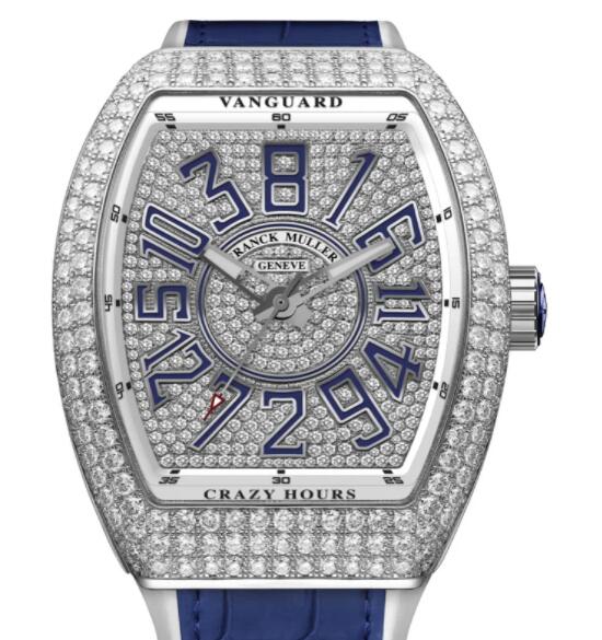 Franck Muller Vanguard Crazy Hours Replica Watch V 45 CH D CD (BU)